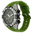 SF Quartz Analog Digital Black Dial Plastic Strap Watch for Men - image number 1