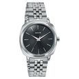 Sonata Vector Black Textured Dial Silver-Tone Bracelet Watch for Men - image number 2