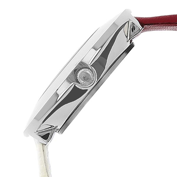 Sonata Quartz Analog Silver Dial Leather Strap Watch for Women - image number 2