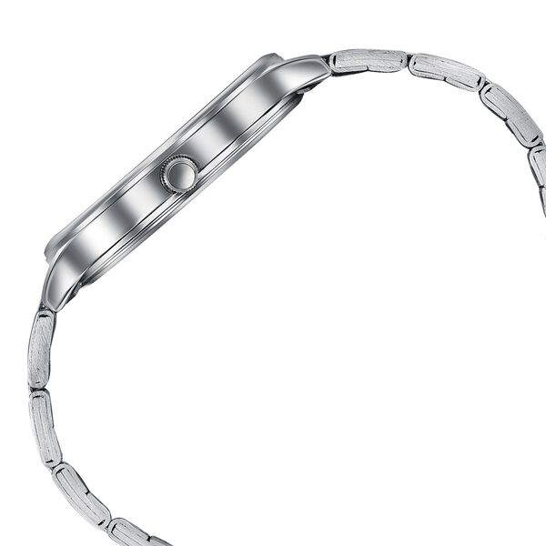 Sonata Aspire Quartz Analog Brown Dial Silver Stainless Steel Strap Watch For Men - image number 4