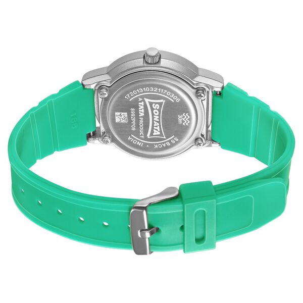 Sonata Play Green Dial Women Watch With Plastic Strap - image number 3