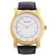 Sonata Quartz Analog Black Dial Leather Strap Watch for Men