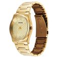 Sonata Festive Quartz Analog Golden Dial Metal Strap Watch For Men - image number 1