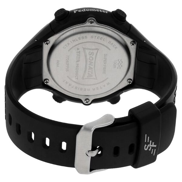 SF Digital Dial Plastic Strap Watch for Men - image number 3