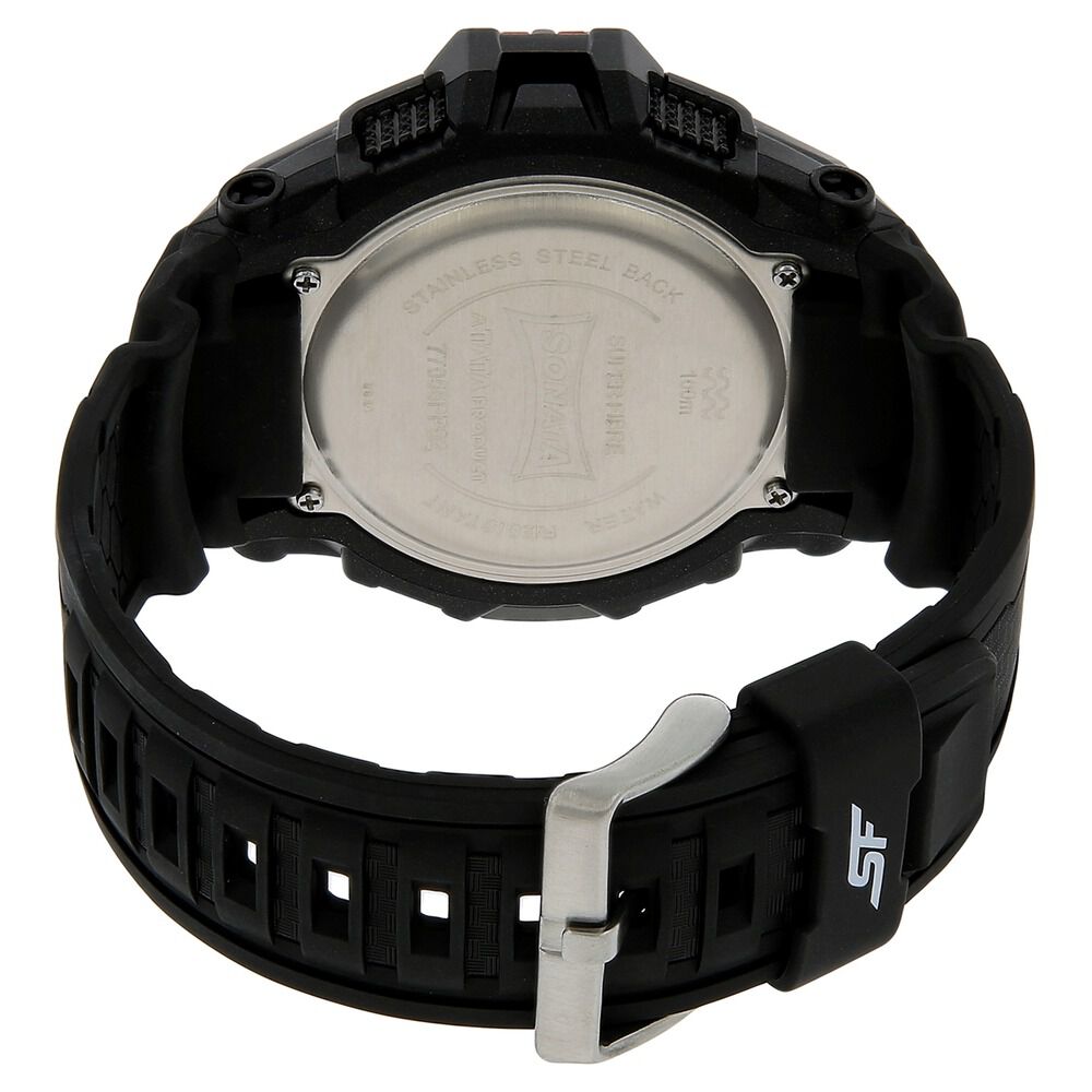 SF Digital Dial Plastic Strap Watch for Men