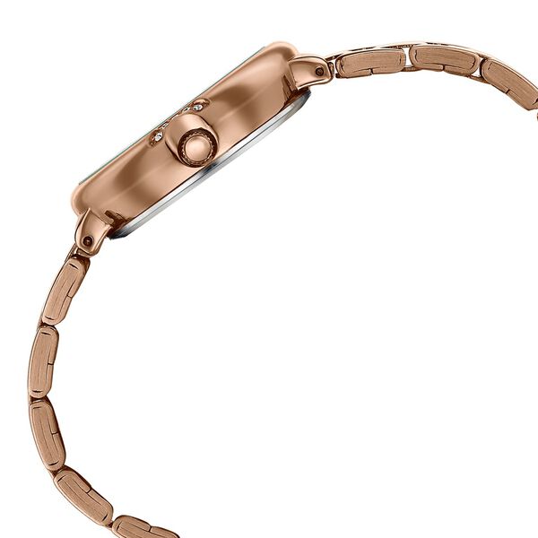 Poze By Sonata Quartz Analog Pink Dial Rose Gold Metal Strap Watch For Women - image number 5
