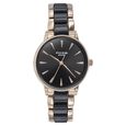 Sonata Poze Quartz Analog Black Dial Black | Rose Gold Color Metal With Crystal Strap Watch For Women - image number 1