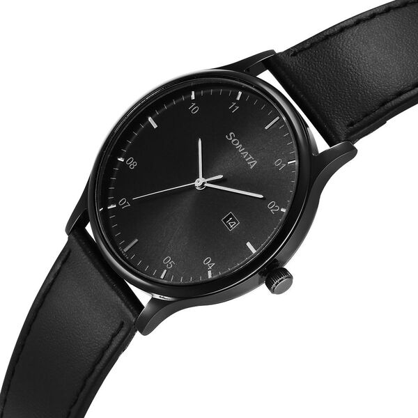 Sonata Quartz Analog with Date Grey Dial Watch for Men - image number 2