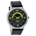 Sonata Quartz Analog Black Dial Leather Strap Watch for Men - image number 0