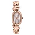 Poze By Sonata Quartz Analog Pink Dial Rose Gold Metal Strap Watch For Women - image number 2