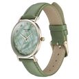 Sonata Poze Quartz Analog Green Mother Of Pearl Dial Green Color Leather Strap Watch For Women - image number 3