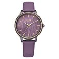 Poze by Sonata Quartz Analog Purple Dial PU Leather Strap Watch for Women - image number 0
