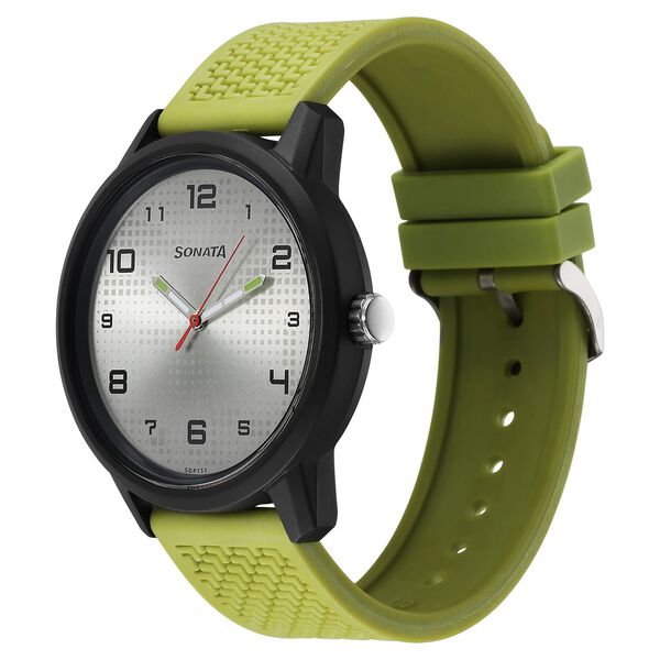 Sonata Volt Quartz Analog Multicoloured Dial Polyurethane Strap Watch for Men - image number 2