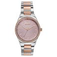 Sonata Jashn Quartz Analog Blue Dial Rose Gold Metal Strap Watch For Women