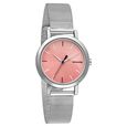 Sonata Linnea Pink Dial Women Watch With Stainless Steel Strap - image number 0