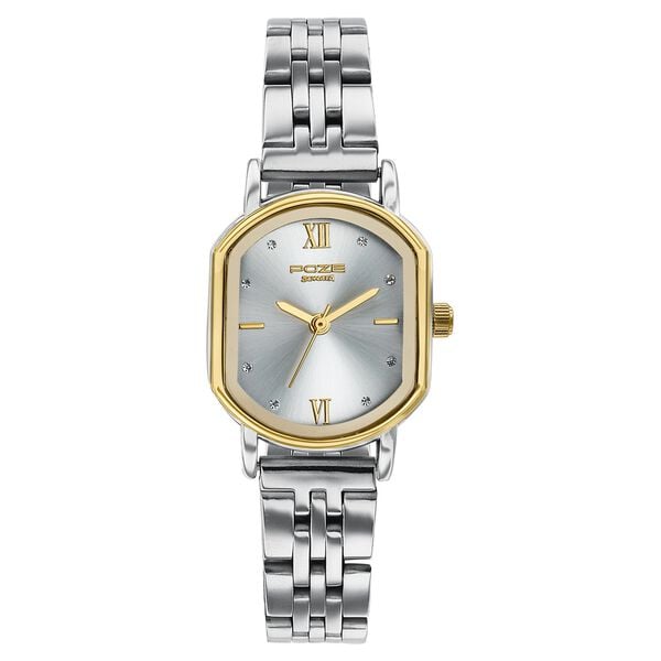 Poze By Sonata Quartz Analog Silver Dial Silver Stainless Steel Strap Watch For Women - image number 1