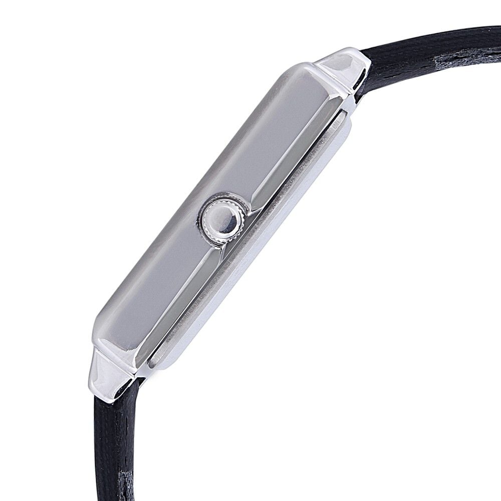 Buy Online Sonata Quartz Analog Black Dial Leather Strap Watch for