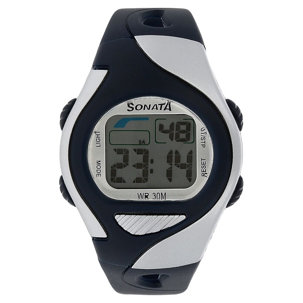 Sonata grey 2025 dial digital watch