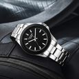 Sonata Poze Quartz Analog Blue Dial Silver Stainless Steel Strap Watch For Men