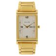 Sonata Quartz Analog Silver Dial Leather Strap Watch for Men