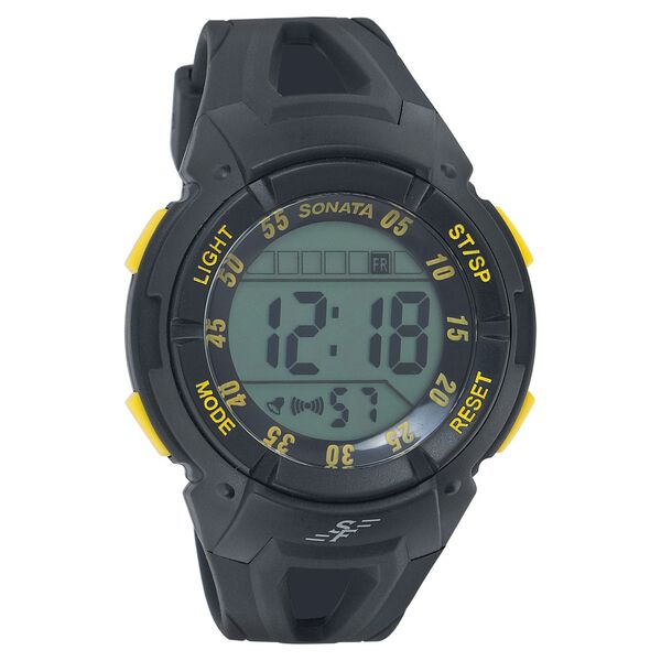 Sonata Digital Dial Strap Watch for Men - image number 0