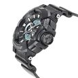 SF Quartz Analog Digital Black Dial PU Strap Watch for Men - image number 2