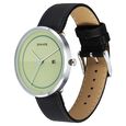 Sonata Ascent Quartz Analog with Date Green Dial Leather Strap Watch For Men - image number 2