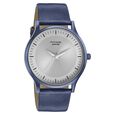 Sonata Poze Quartz Analog Silver Dial Leather Strap Watch for Men - image number 1