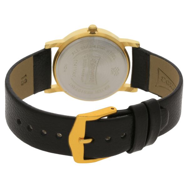 Sonata Quartz Analog White Dial Leather Strap Watch for Men - image number 3