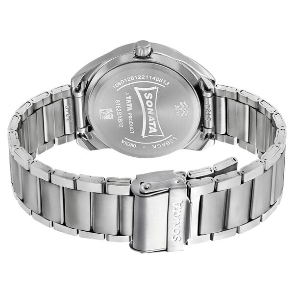 Sonata Women of Steel Blue Dial Metal Strap Watch for Women - image number 3