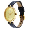 Sonata Classic Gold Champagne Dial Leather Strap Watch for Women - image number 1
