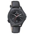 Sonata Stride Smart Grey Dial Leather Strap Watch for Men