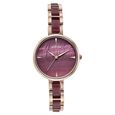 Sonata Wedding Edit Quartz Analog Purple Dial Stainless Steel With Acetate Strap Watch For Women