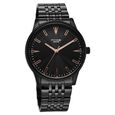 Sonata Poze Quartz Analog Black Dial Black Metal Strap Watch For Men - image number 1