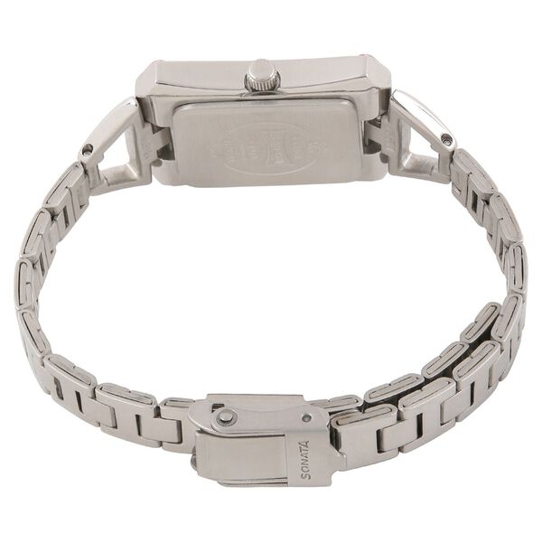 Sonata Quartz Analog Pink Dial Stainless Steel Strap Watch for Women - image number 3