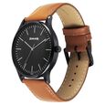 Sonata Aspire Quartz Analog Black Dial Leather Strap Watch For Men - image number 2