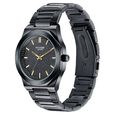 Sonata Poze Quartz Analog Black Dial Black Colour Stainless Steel Strap Watch For Men - image number 4