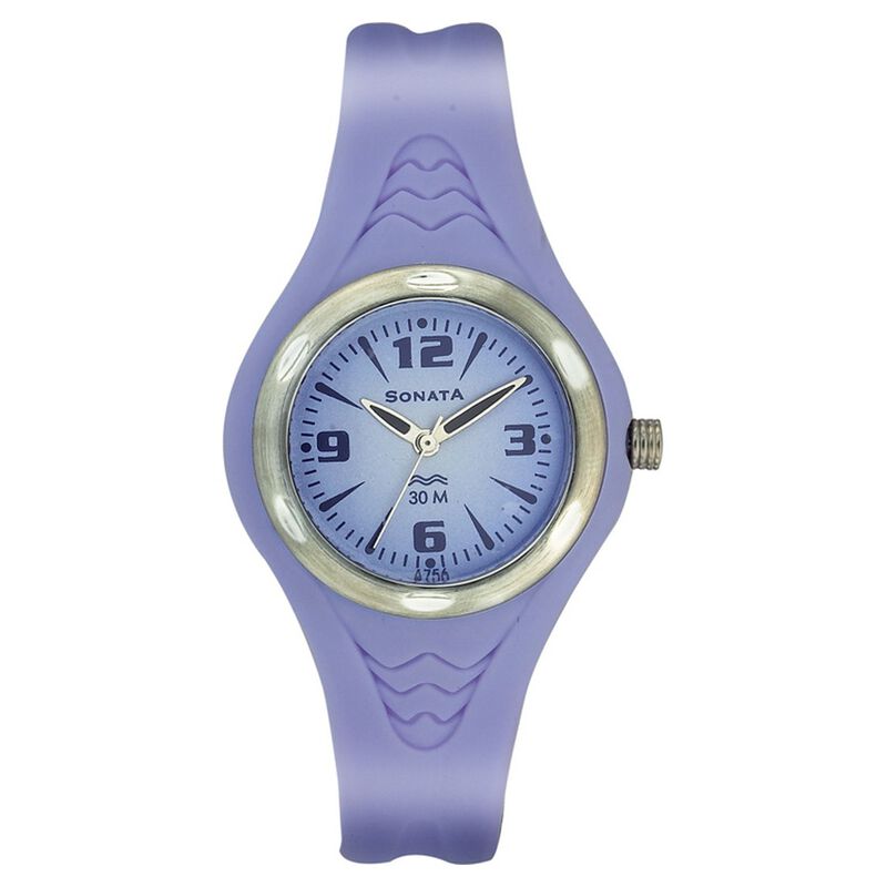 Sonata Quartz Analog Silver Dial Strap Watch for Women - image number 0
