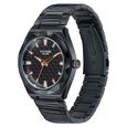 Poze Poze Quartz Analog Black Dial Black Metal Strap Watch For Men - image number 4