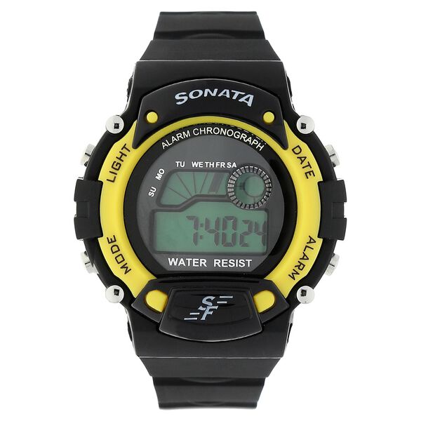 SF Digital Dial Plastic Strap Watch for Men - image number 0