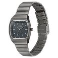 Poze Poze Quartz Analog Black Dial Grey Metal Strap Watch For Women - image number 4