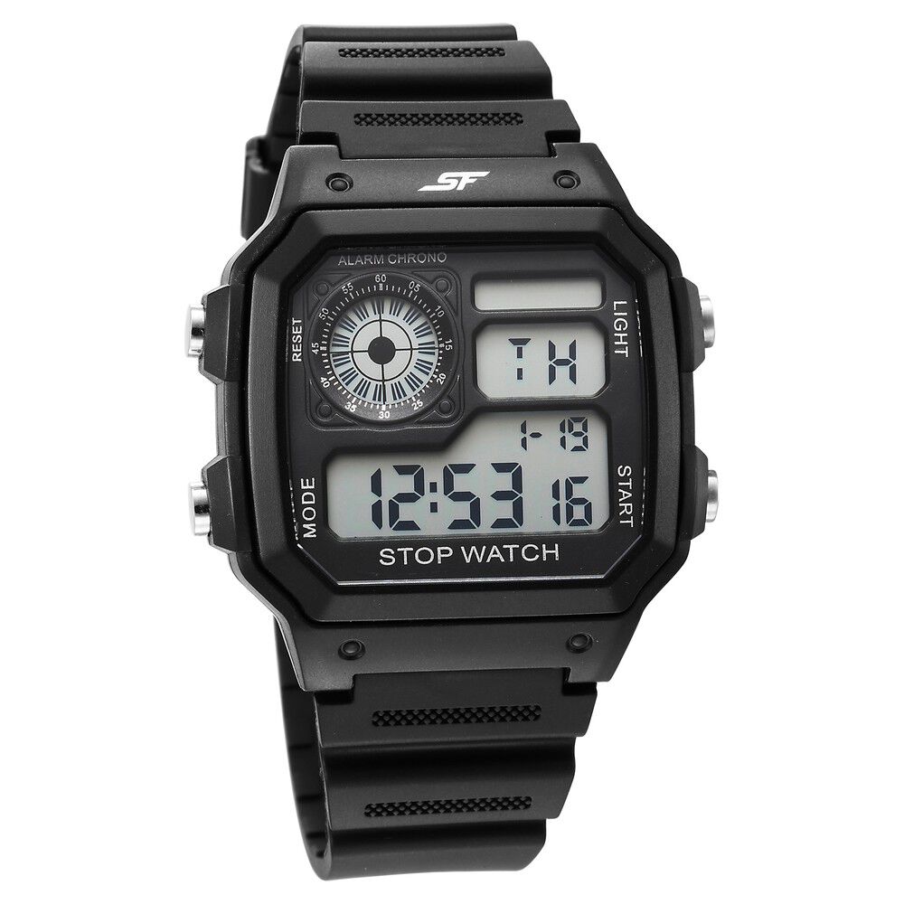 Black colour store digital watch