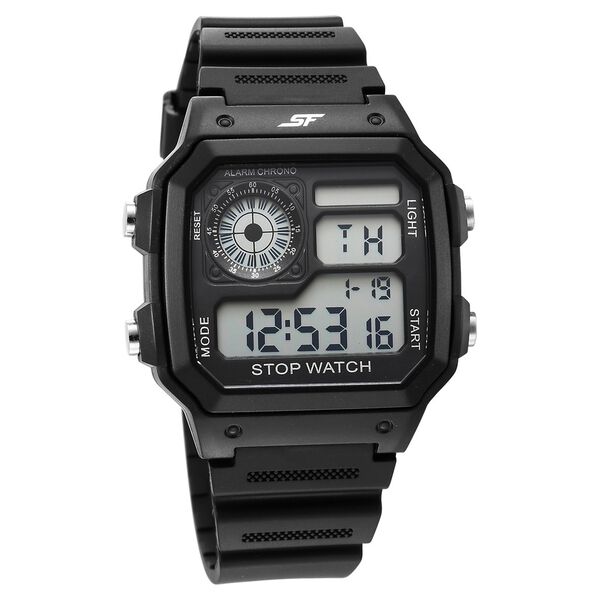 SF Hexa Digital Dial Unisex Watch With Polyurethane Strap - image number 0