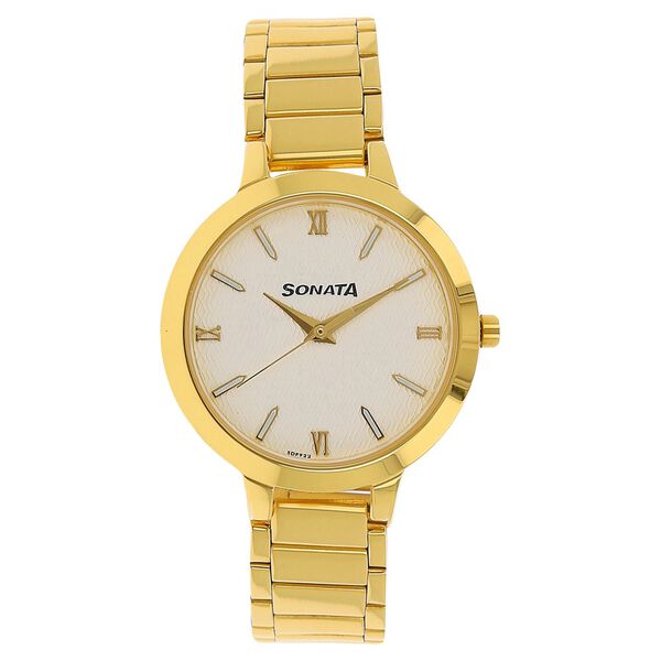 Sonata Elite Silver Dial Women Watch With Stainless Steel Strap - image number 0