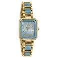 Poze Poze Quartz Analog Blue Dial Two Toned Metal & Plastic Strap Watch For Women - image number 2