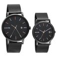 Sonata Quartz Analog with Date White Dial Metal Strap Watch for Couple