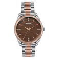 Sonata Jashn Quartz Analog Beige Dial Silver Metal Strap Watch For Men