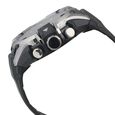 SF Chrome Quartz Analog Digital Dial PU Strap Watch for Men - image number 1