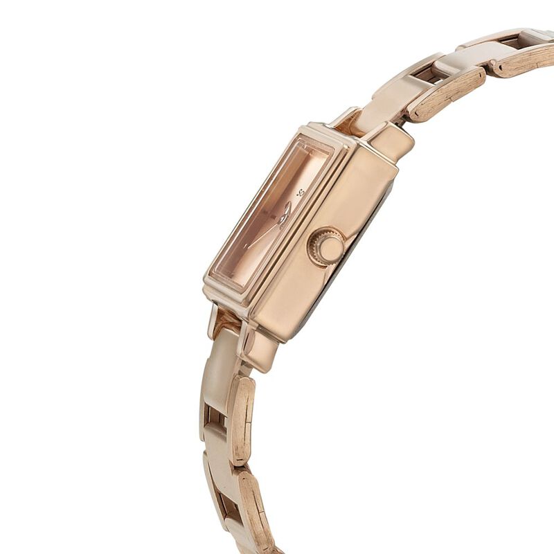 Sonata Blush Rose Gold Dial Women Watch With Stainless Steel Strap - image number 2