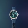 Northern Lights Inspired Poze By Sonata Quartz Analog Blue Dial Blue Leather Strap Watch - image number 0